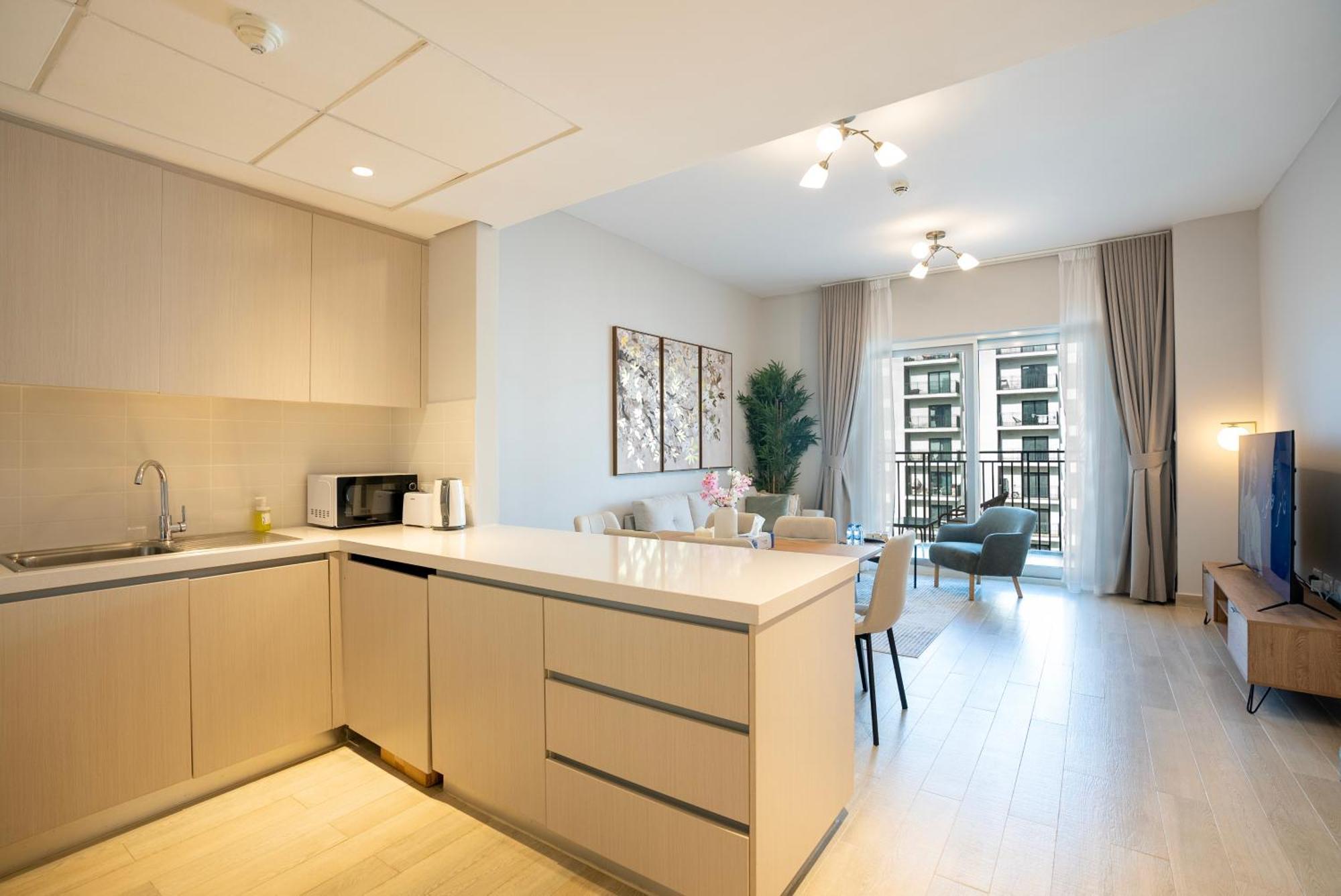 Appartement Ferrari World & Seaworld - Luxe 2bhk Canal View